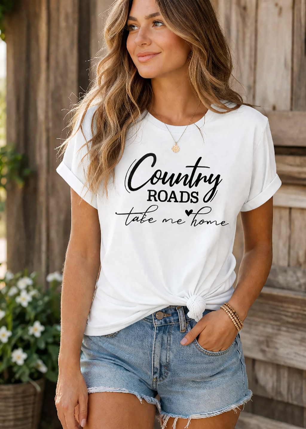 "Country Roads Take Me Home"-Graphic Tee