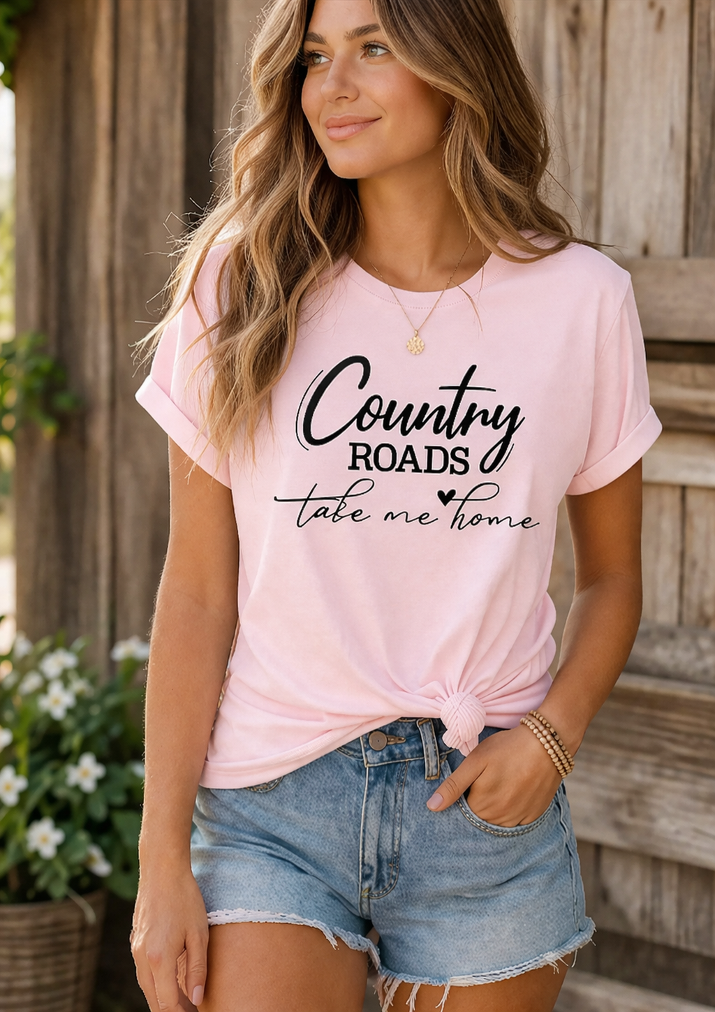 "Country Roads Take Me Home"-Graphic Tee