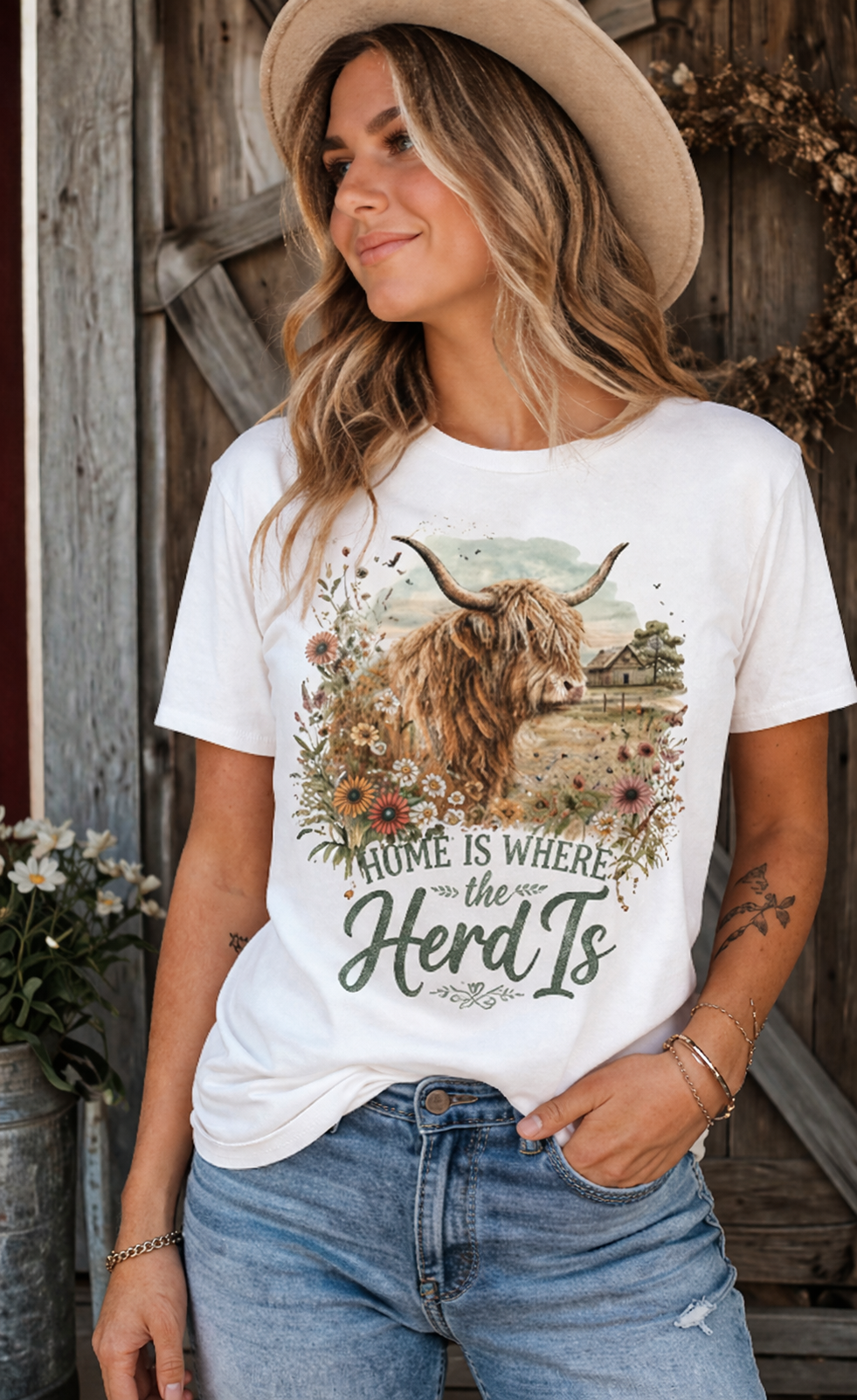 "Home is where the Herd is"-Graphic Tee