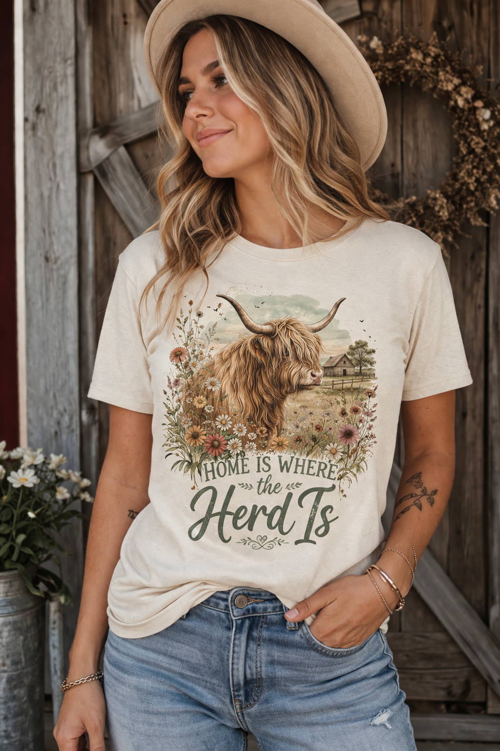 "Home is where the Herd is"-Graphic Tee