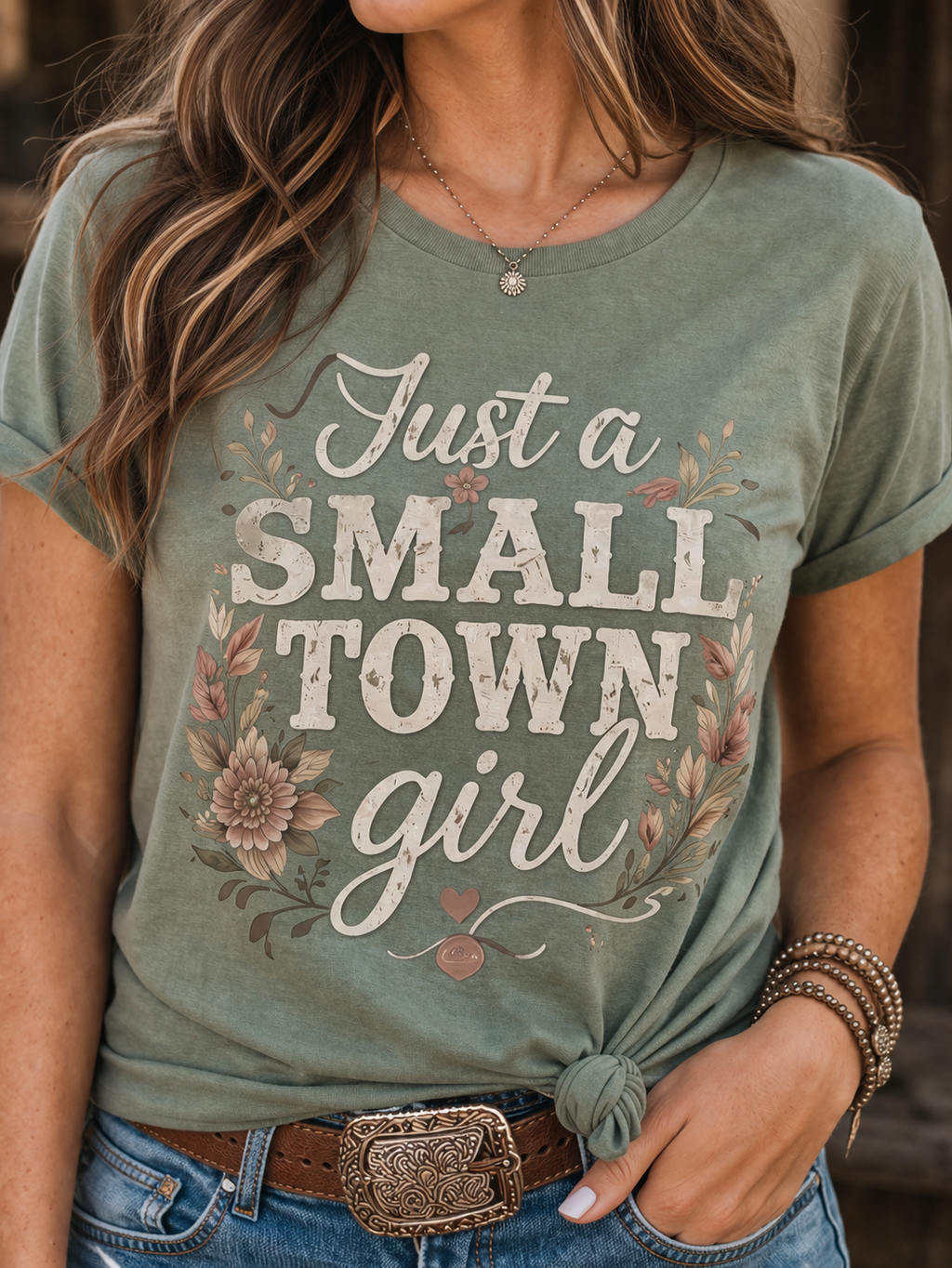 "Just a Small Town Girt"-Graphic Tee