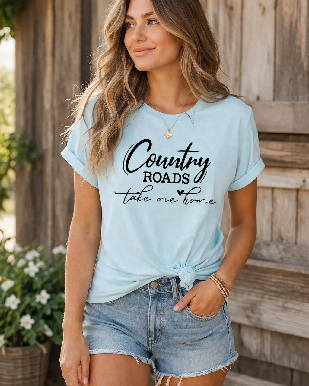 "Country Roads Take Me Home"-Graphic Tee