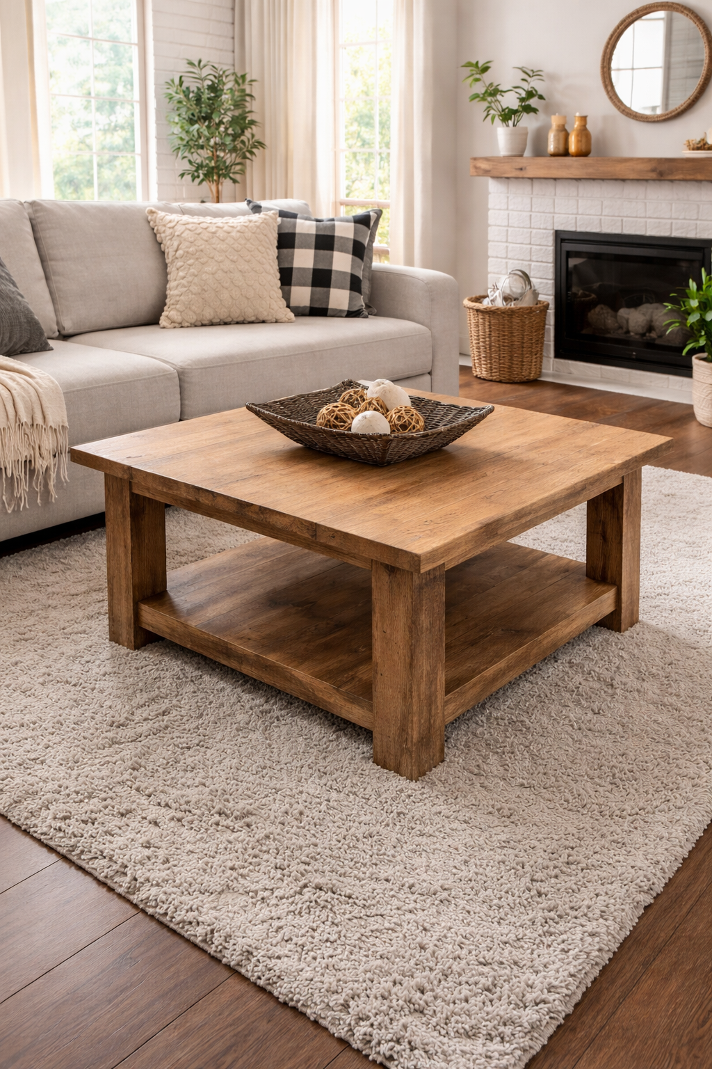Rustic Farmhouse Coffee Table-CALL FOR PRICING
