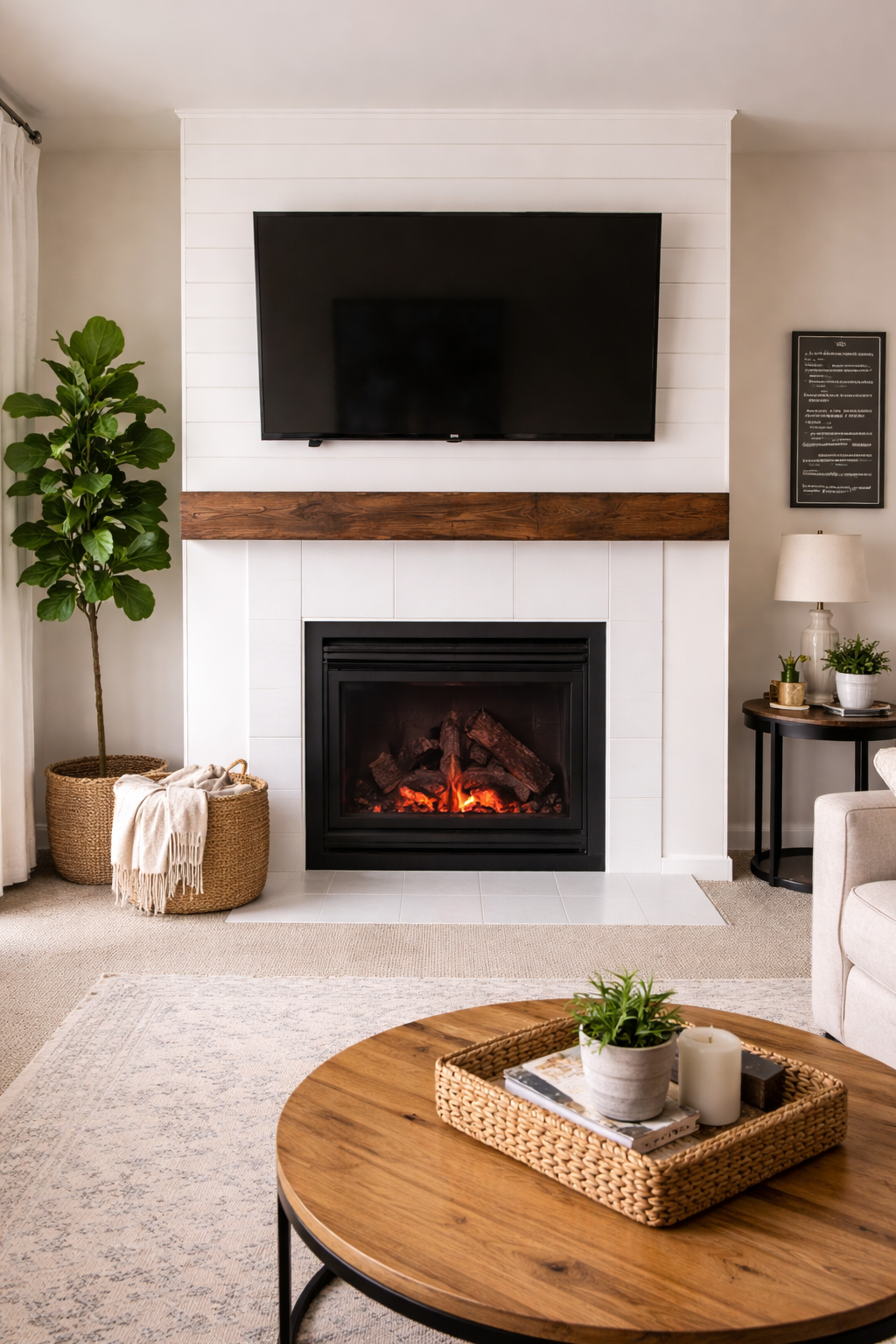 Rustic Wood Fireplace Mantel-CALL FOR PRICING